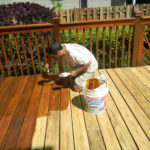 staining a deck is part of deck refinishing