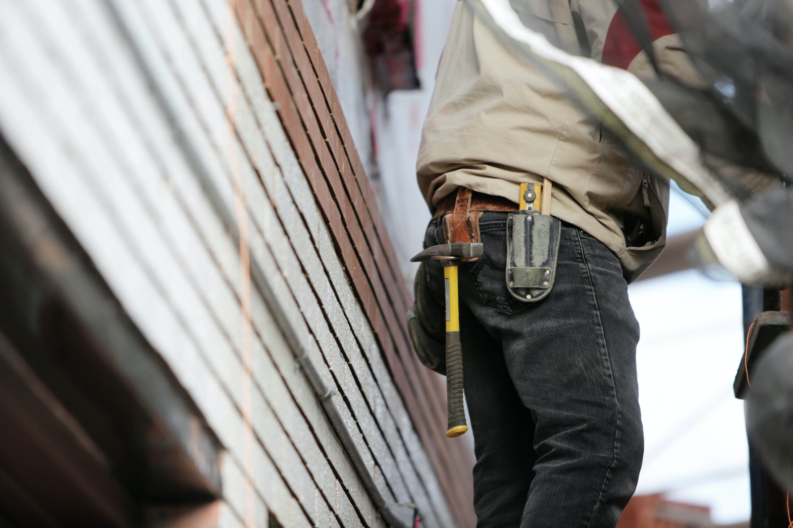 Handyman with his belt