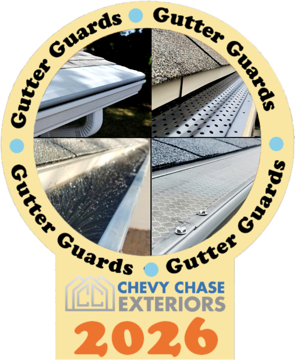 Gutter services seal with the company logo